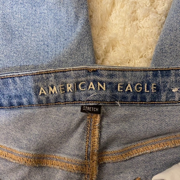 American Eagle Stretch Mom Jeans sz 14 Regular - Picture 4 of 6